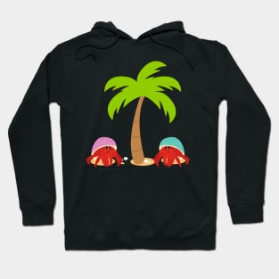 Hermit Crab on the Beach Hoodie